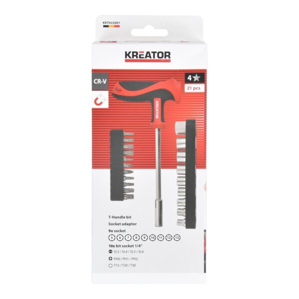 DESTORNILLADOR T 22PZAS KRTH22001