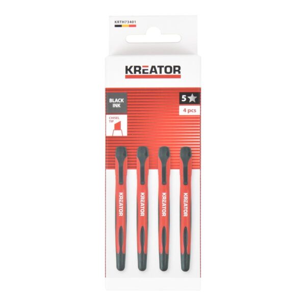 MARCADOR PERMANENTE NEGRO 4 UND KRTH73401